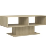 VidaXL Salontafel 103,5x50x44,5 cm spaanplaat sonoma eikenkleurig