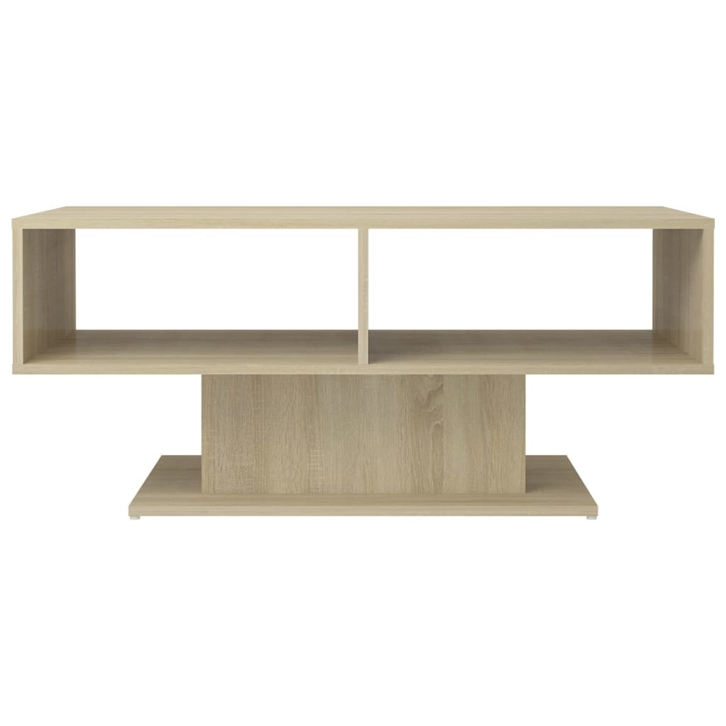 VidaXL Salontafel 103,5x50x44,5 cm spaanplaat sonoma eikenkleurig