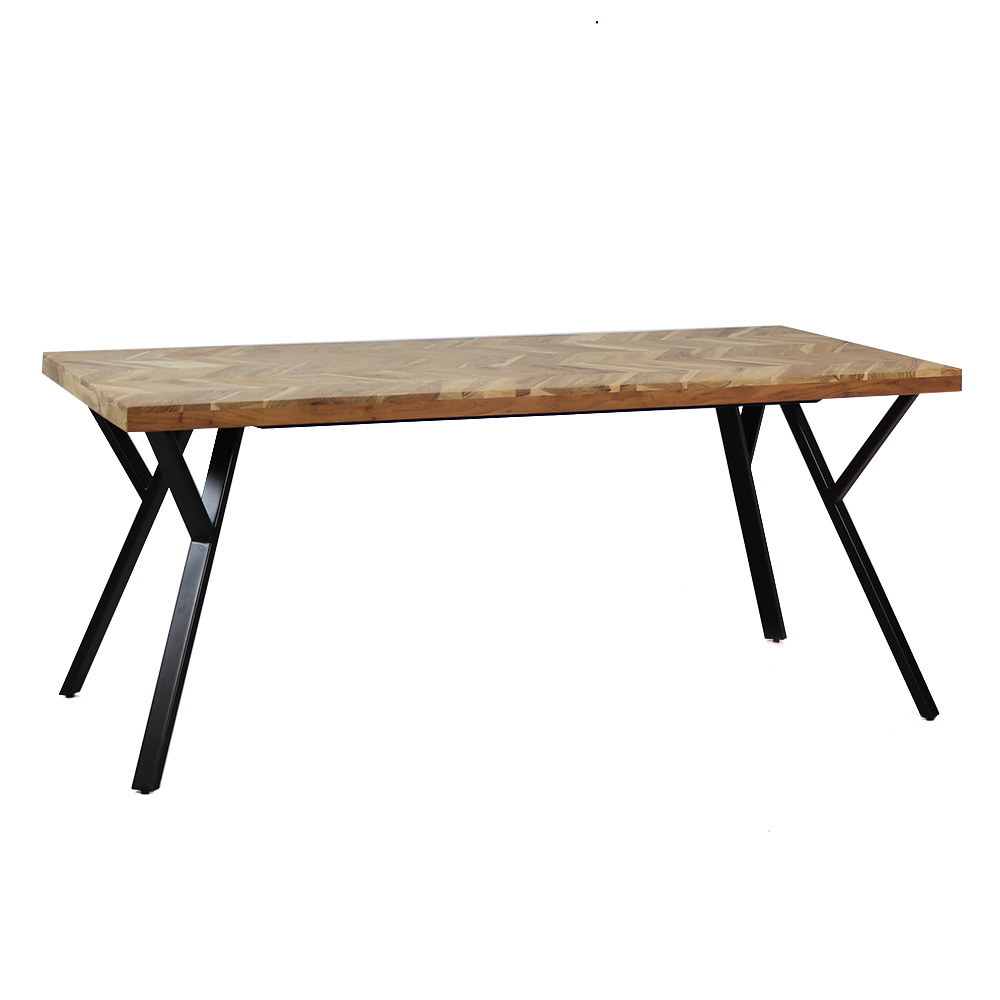 KantoormeubelenPlus Eettafel Sulkava acaciahout 180 x 90 cm