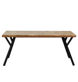KantoormeubelenPlus Eettafel Sulkava acaciahout 180 x 90 cm