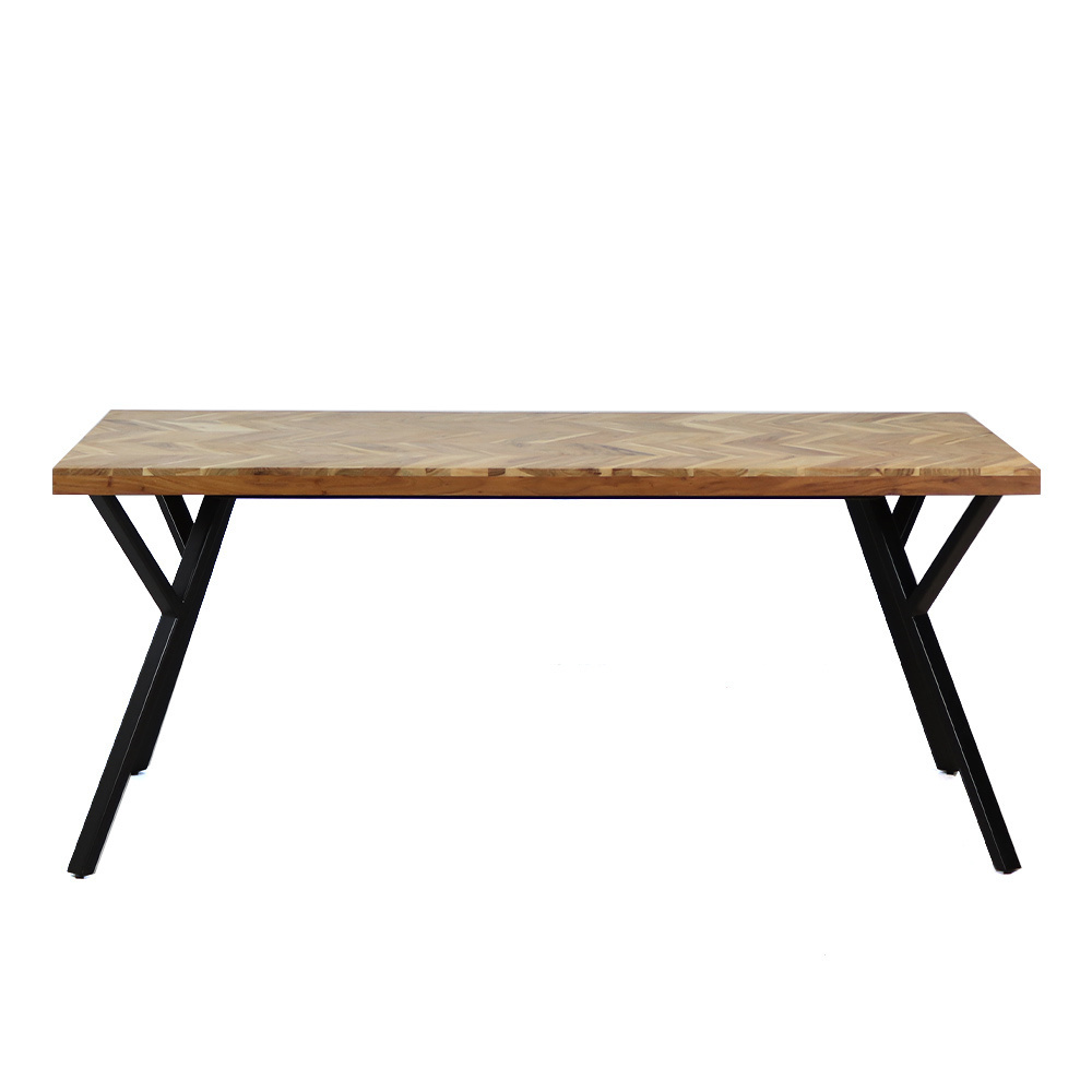 KantoormeubelenPlus Eettafel Sulkava acaciahout 180 x 90 cm