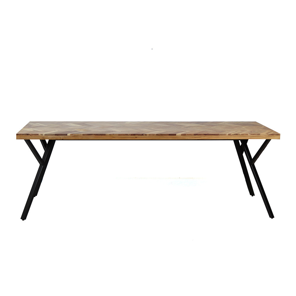 KantoormeubelenPlus Eettafel Sulkava acaciahout 230 x 100 cm