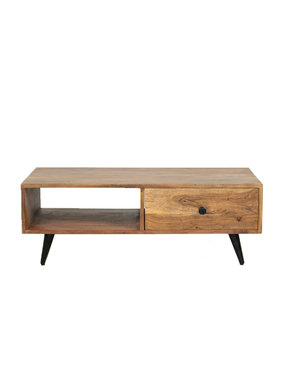 KantoormeubelenPlus Salontafel Sottunga acaciahout 95 x 45 x 34 cm