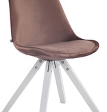 KantoormeubelenPlus Eetkamer - Bezoekersstoel Sievi Velvet Square legs WE