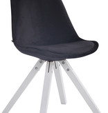 KantoormeubelenPlus Eetkamer - Bezoekersstoel Sievi Velvet Square legs WE