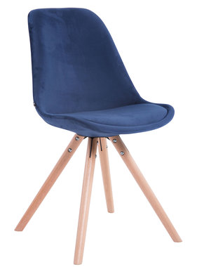 KantoormeubelenPlus Eetkamer - Bezoekersstoel Sievi Velvet Round legs NE