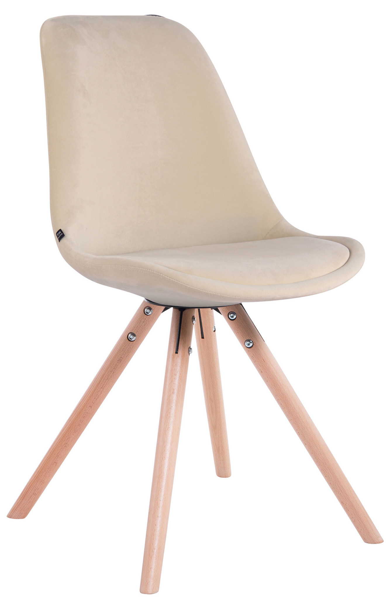 KantoormeubelenPlus Eetkamer - Bezoekersstoel Sievi Velvet Round legs NE