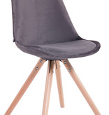 KantoormeubelenPlus Eetkamer - Bezoekersstoel Sievi Velvet Round legs NE