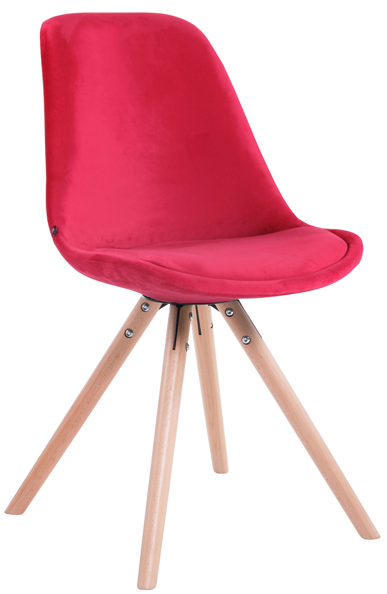 KantoormeubelenPlus Eetkamer - Bezoekersstoel Sievi Velvet Round legs NE