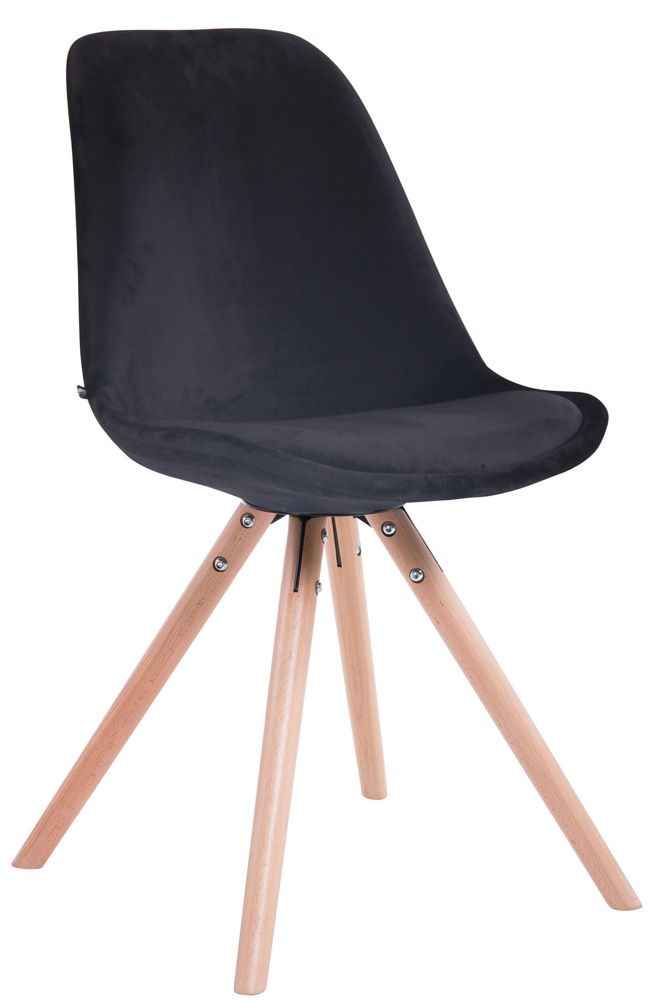 KantoormeubelenPlus Eetkamer - Bezoekersstoel Sievi Velvet Round legs NE