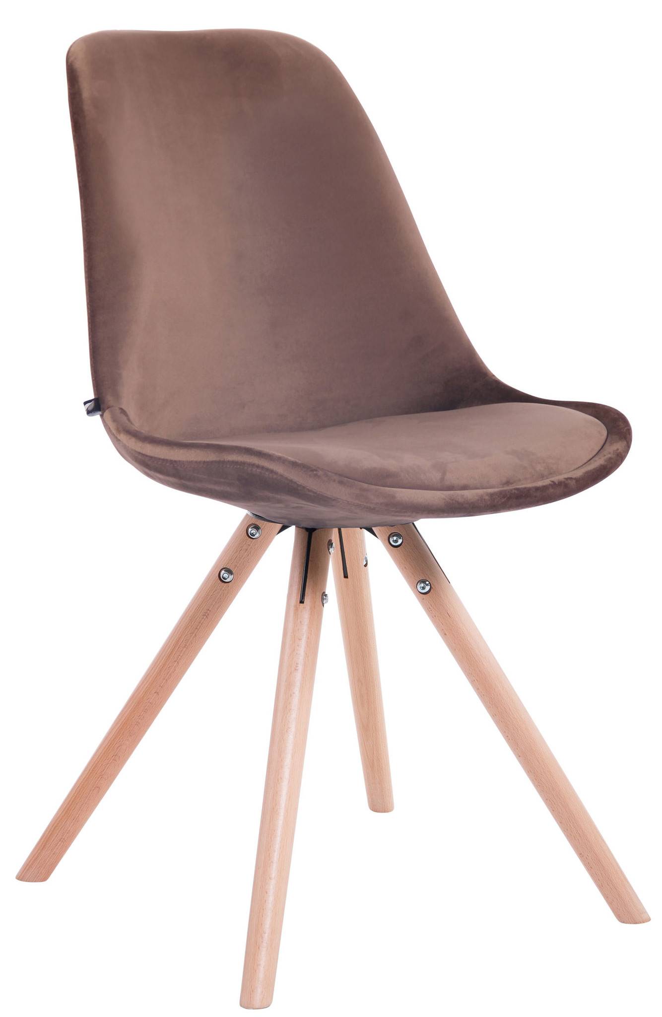 KantoormeubelenPlus Eetkamer - Bezoekersstoel Sievi Velvet Round legs N