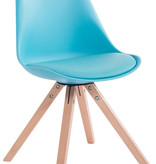 KantoormeubelenPlus Eetkamer - Bezoekersstoel Sievi Kunstleer Square legs NE