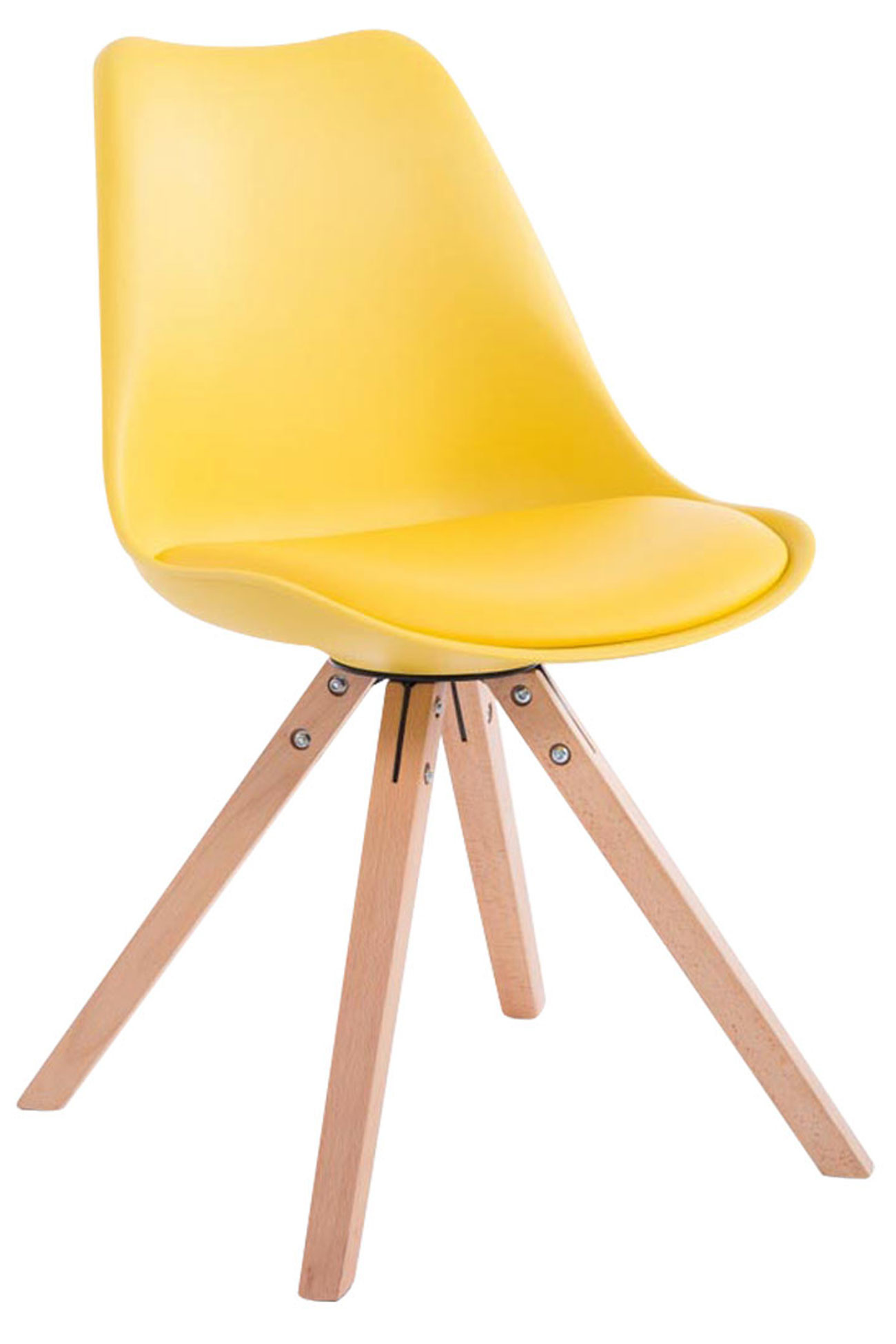 KantoormeubelenPlus Eetkamer - Bezoekersstoel Sievi Kunstleer Square legs NE