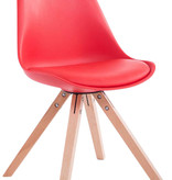 KantoormeubelenPlus Eetkamer - Bezoekersstoel Sievi Kunstleer Square legs NE