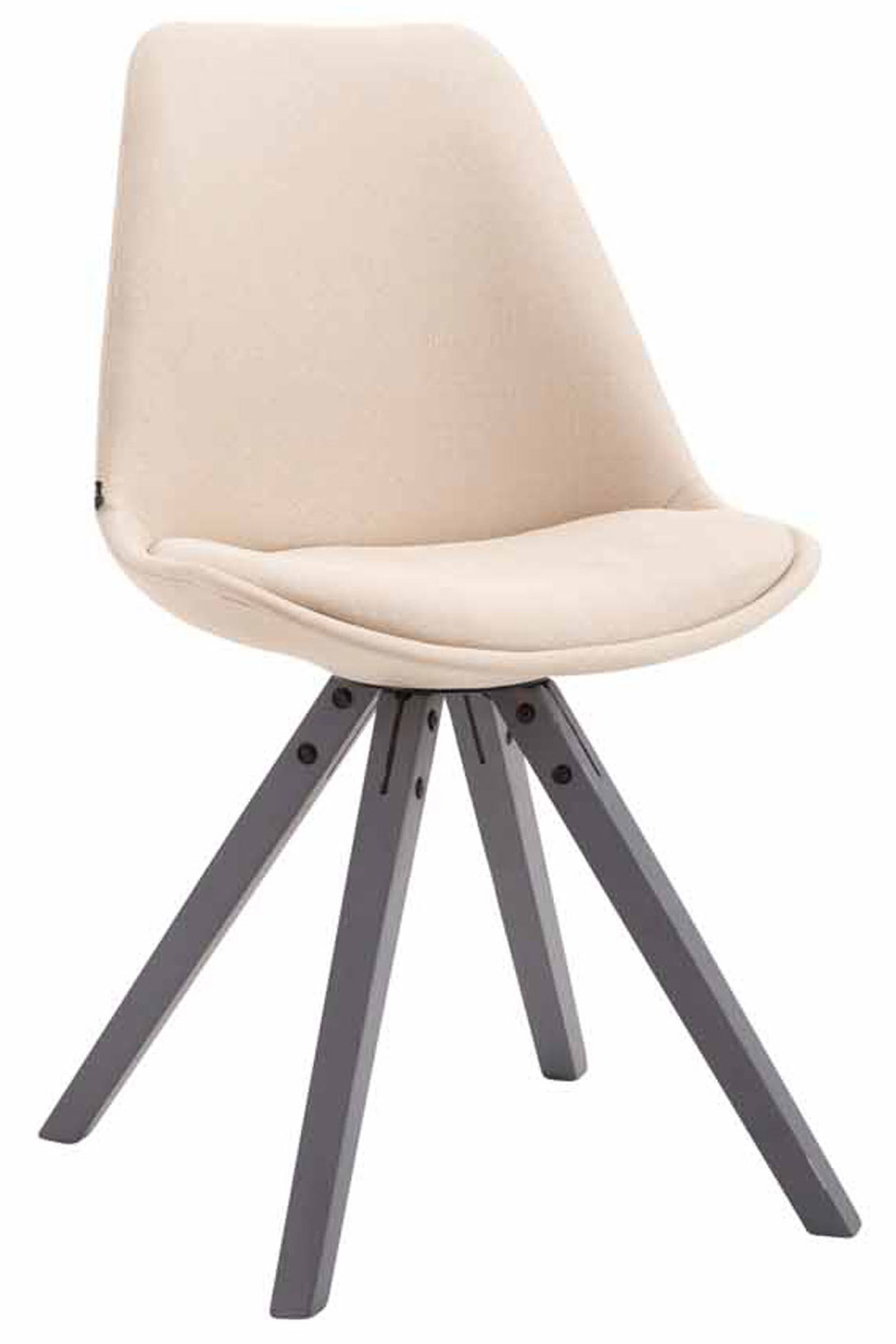 KantoormeubelenPlus Eetkamer - Bezoekersstoel Sievi Stof Square legs G