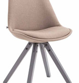 KantoormeubelenPlus Eetkamer - Bezoekersstoel Sievi Stof Square legs G