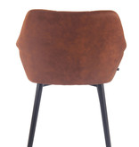 KantoormeubelenPlus Bezoekers - Vergaderstoel Albertslund Vintage Kunstleer ZE