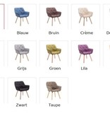 KantoormeubelenPlus Bezoekers - Vergaderstoel Albertslund Stof NE