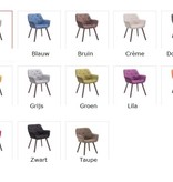 KantoormeubelenPlus Bezoekers - Vergaderstoel Albertslund Stof WALB