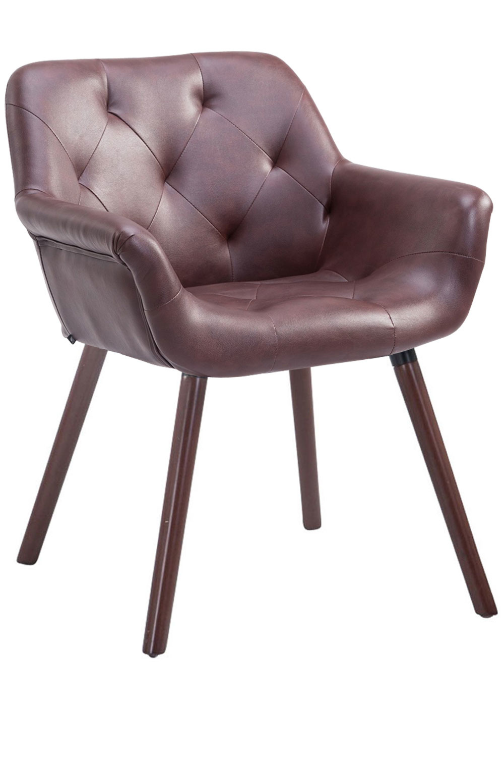 KantoormeubelenPlus Bezoekers - Vergaderstoel Albertslund Kunstleer WALB