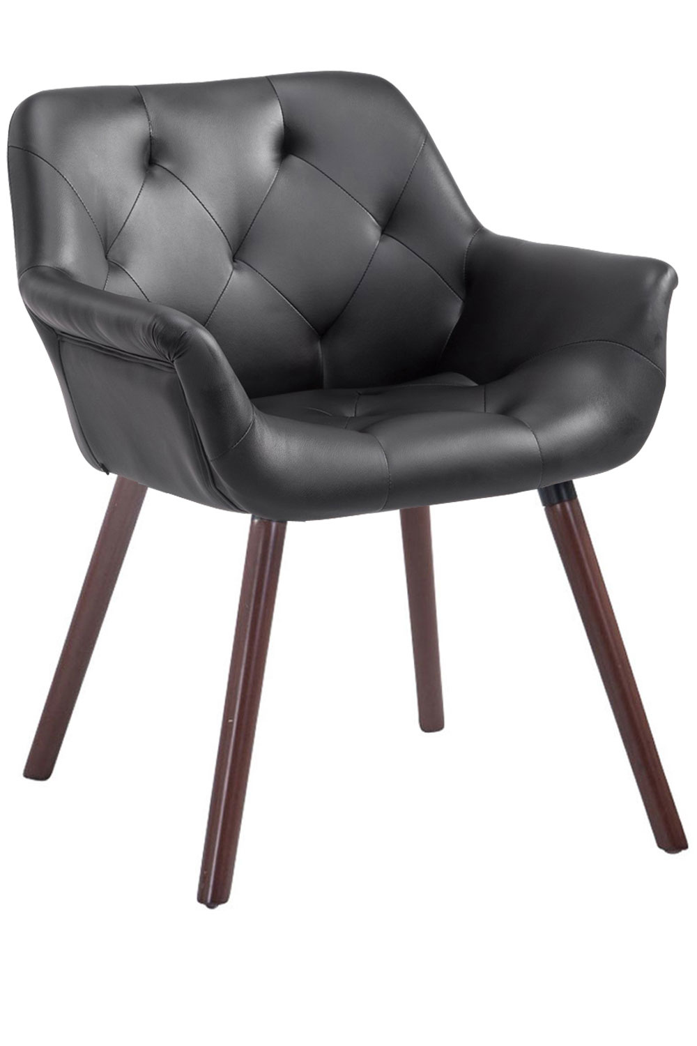 KantoormeubelenPlus Bezoekers - Vergaderstoel Albertslund Kunstleer WALB