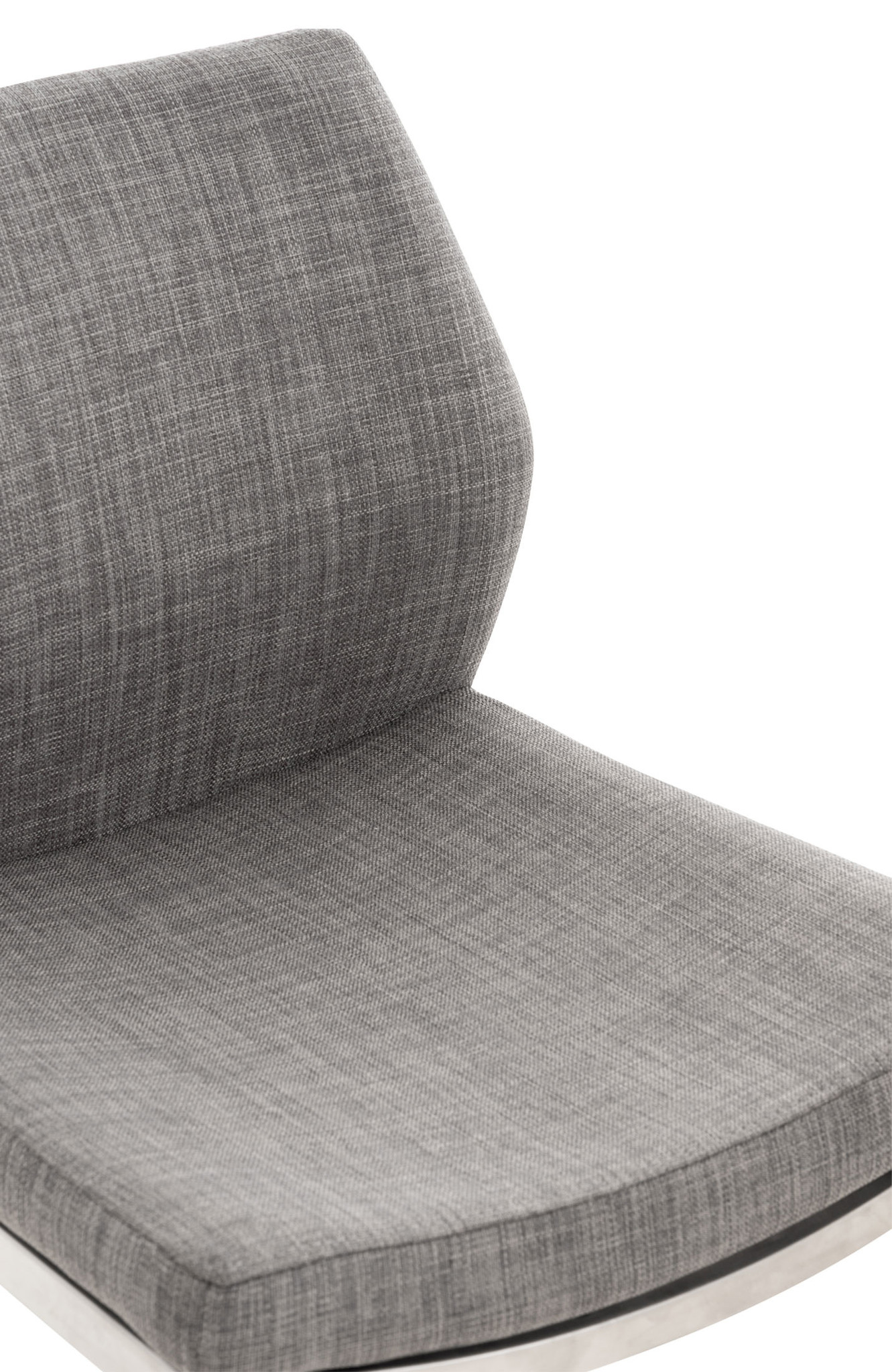 KantoormeubelenPlus Barkruk Stavanger Stof RVS