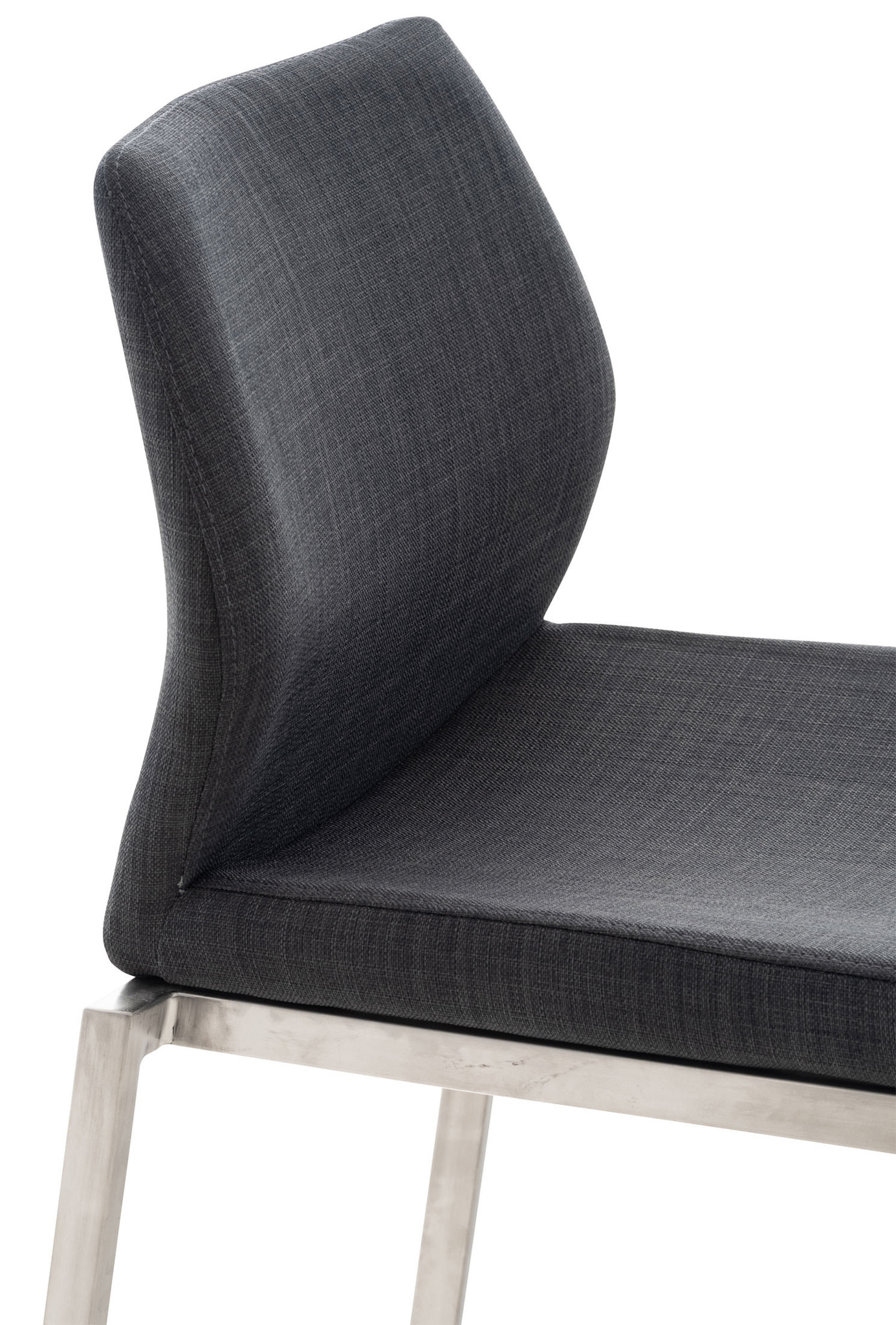 KantoormeubelenPlus Barkruk Stavanger Stof RVS