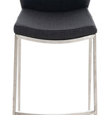 KantoormeubelenPlus Barkruk Stavanger Stof RVS