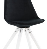 KantoormeubelenPlus Bezoekers - Vergaderstoel Stevns Velvet Square legs W