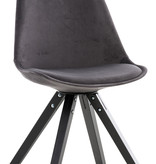 KantoormeubelenPlus Bezoekers - Vergaderstoel Stevns Velvet Square legs Z