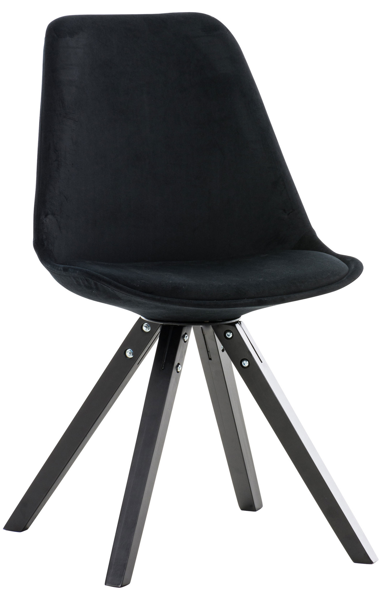 KantoormeubelenPlus Bezoekers - Vergaderstoel Stevns Velvet Square legs Z