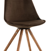 KantoormeubelenPlus Bezoekers - Vergaderstoel Stevns Velvet Round legs WAL