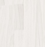 vidaXL Bijzetkast 60x36x65 cm wit massief grenenhout wit