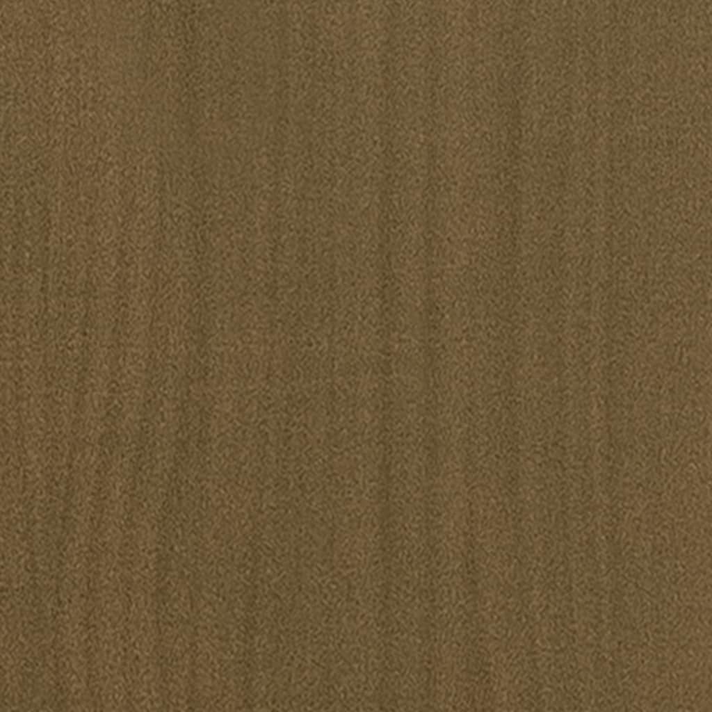 VidaXL Bijzetkast 60x36x65 cm massief grenenhout honingbruin