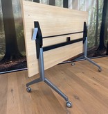 Modulaire inklapbare kantine klaptafel met wielen