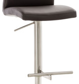 KantoormeubelenPlus Barkruk Pyhtaa Kunstleer RVS