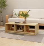 VidaXL Salontafel 110x50x34 cm massief grenenhout