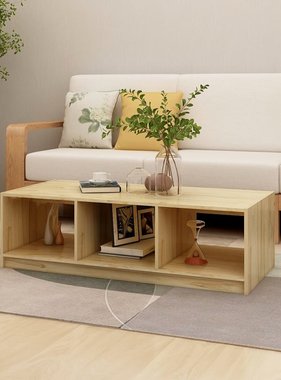 VidaXL Salontafel 110x50x34 cm massief grenenhout