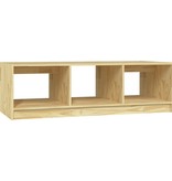 VidaXL Salontafel 110x50x34 cm massief grenenhout