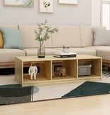 VidaXL Salontafel 110x50x34 cm massief grenenhout