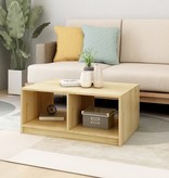 VidaXL Salontafel 75x50x33,5 cm massief grenenhout