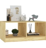 VidaXL Salontafel 75x50x33,5 cm massief grenenhout