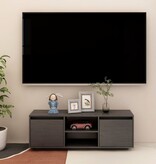 VidaXL Tv-meubel 110x30x40 cm massief grenenhout grijs