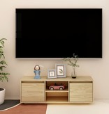 VidaXL Tv-meubel 110x30x40 cm massief grenenhout