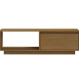VidaXL Tv-meubel 110x30x33,5 cm massief grenenhout honingbruin