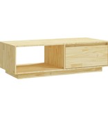 VidaXL Salontafel 110x50x33,5 cm massief grenenhout