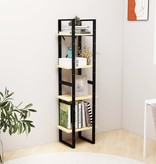 vidaXL Boekenkast met 4 schappen 40x30x140 cm massief grenenhout