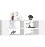 VidaXL Tv-wandmeubel 102x35x35 cm spaanplaat wit