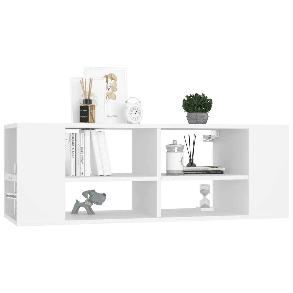 VidaXL Tv-wandmeubel 102x35x35 cm spaanplaat wit