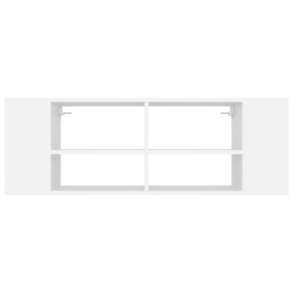 VidaXL Tv-wandmeubel 102x35x35 cm spaanplaat wit